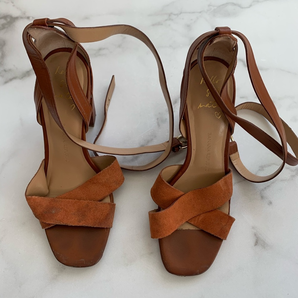 Banana Republic Sandal Heels Size 7